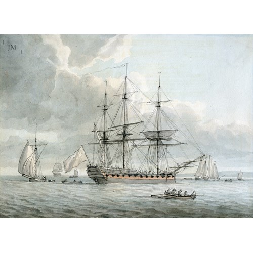 Frigate at Anchor